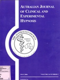 Image of Australian Journal of Clinical and Experimental Hypnosis