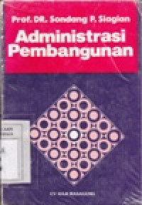 Image of Administrasi Pembangunan