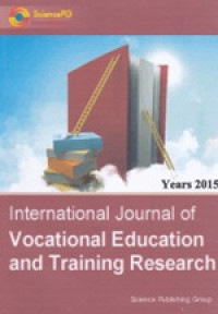 Image of International Journal Of Vocational Education And Training Research