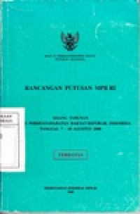 Image of Rancangan Putusan MPR RI