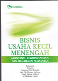 Image of Bisnis usaha kecil menengah akuntansi, kewirausahaan, dan manajemen pemasaran
