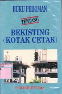 Image of Buku Pedoman tentang Bekisting (Kotak Saran)