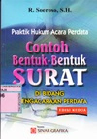Image of Praktik Hukum Acara Perdata Contoh Bentuk-bentuk Surat di Bidang Kepengacaraan Perdata