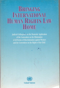Image of Bringing International Human Rights Law Home