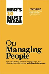 Image of HBR's 10 Must Reads : On Managing People
