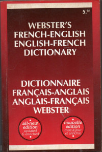 Image of Webster's French-English English-French Dictionary
