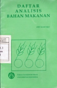 Image of Daftar Analisis bahan Makanan