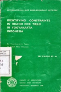 Image of Identifying Constraints In Higher Rice Yield in Yogyakarta Indonesia