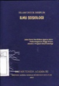 Image of Islam Untuk Disiplin Ilmu Sosiologi