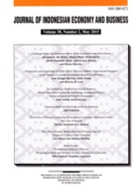 Image of Jornal of Indonesian Economy & Business