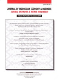 Image of Jornal of Indonesian Economy & Business