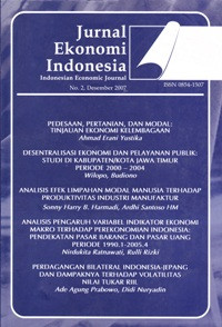 Image of Jurnal Ekonomi Indonesia