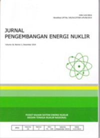 Image of Jurnal Pengembangan Energi Nuklir