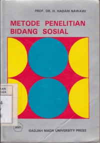 Image of Metode Penelitian Bidang Sosial