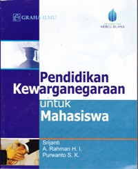 Image of Pendidikan Kewarganegaraan untuk Mahasiswa