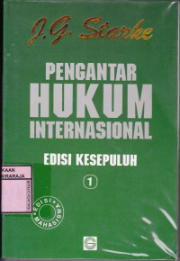 Image of Pengantar Hukum Internasional: Jil. 1