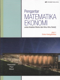 Image of Pengantar Matematika Ekonomi: JIl. 1