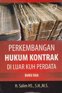 Image of Perkembangan Hukum Kontrak diluar KUH Perdata. Buku 2