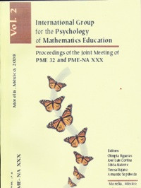 Image of International Group for the Psychology of Mathematics : Proceedings of the Joint Meeting of PME 32 and PME NA XXX